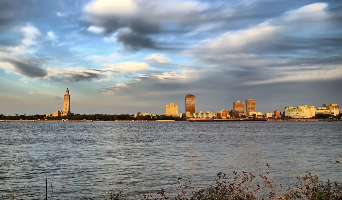 Downtown Baton Rouge, Louisiana skyline
