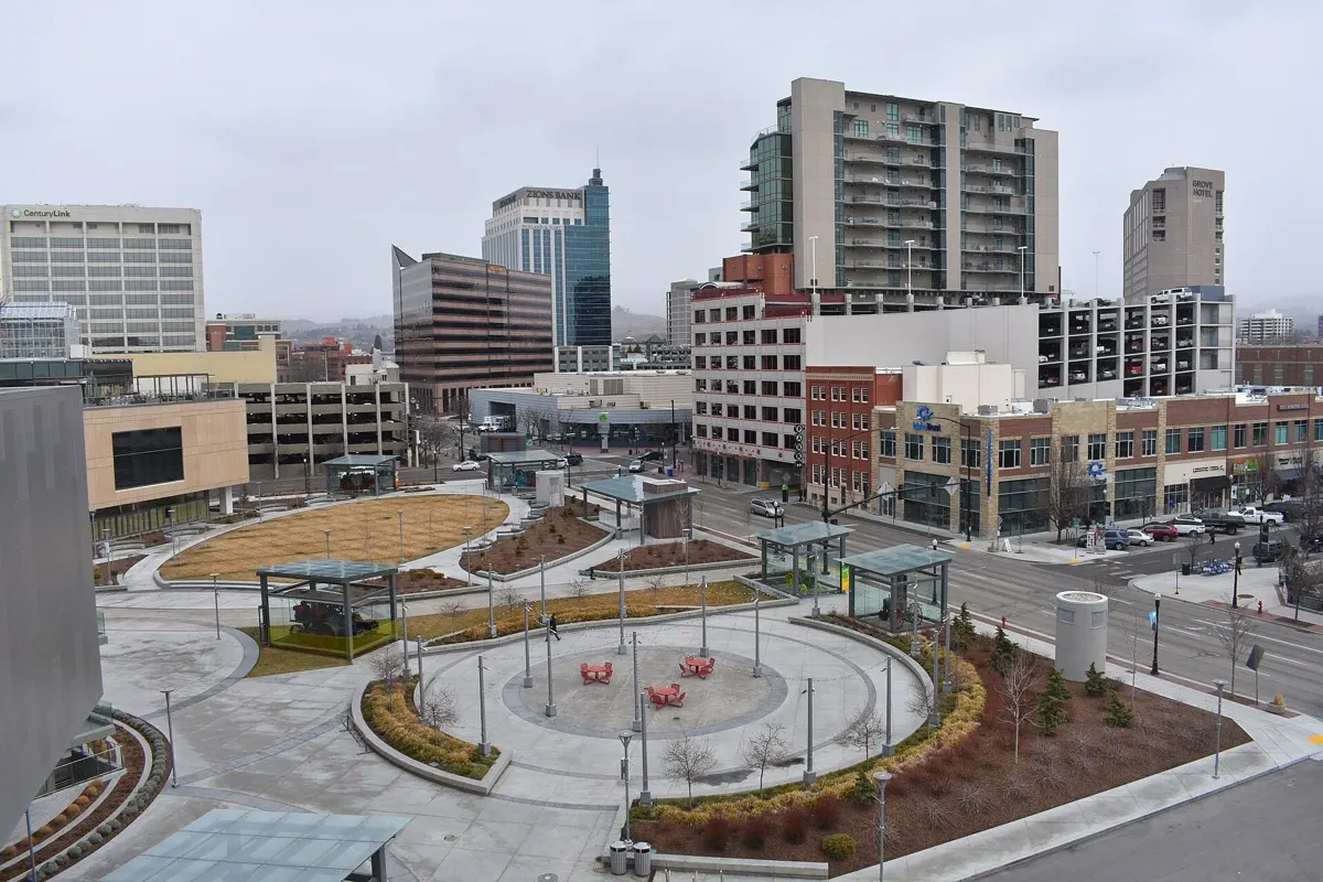 Downtown Boise, Idaho skyline