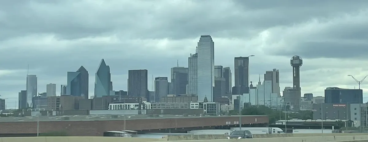 Downtown Dallas skyline in daylight