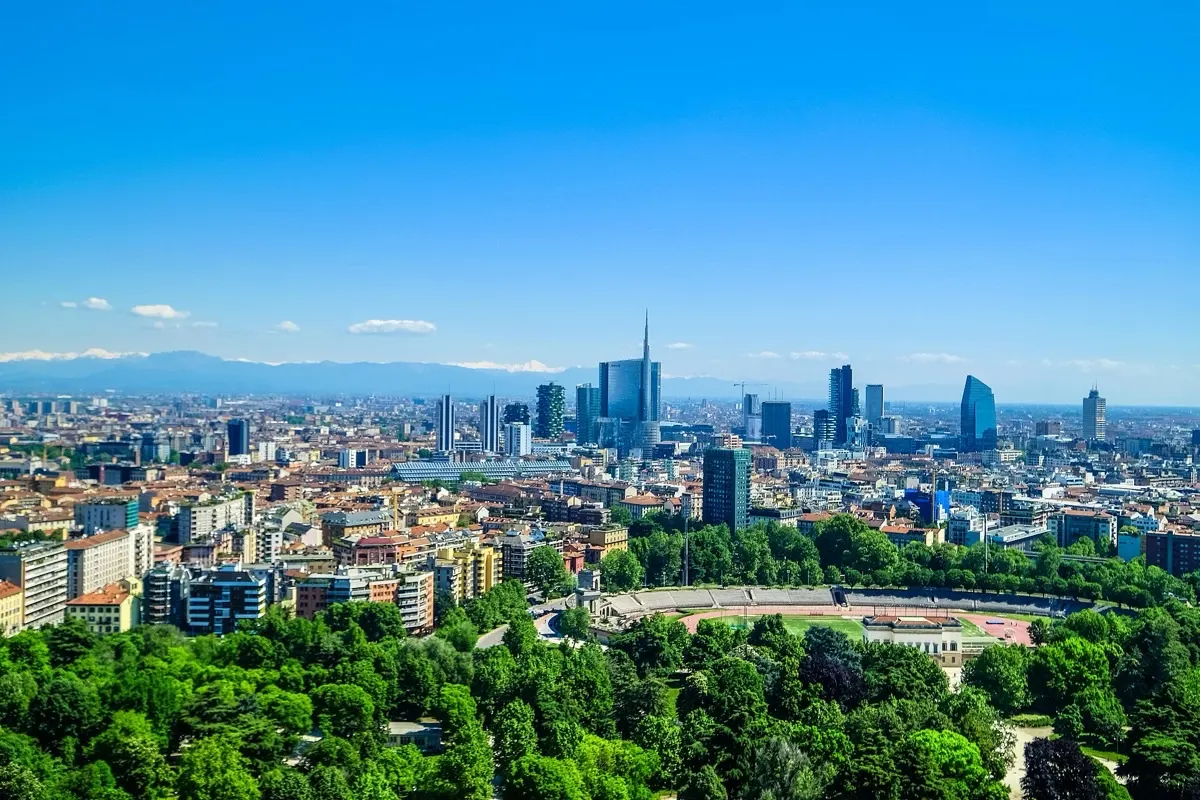 Skyscrapers of Milan's Porta Nuova business district