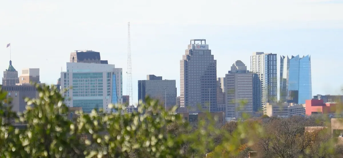 Downtown San Antonio skyline on a clear day
