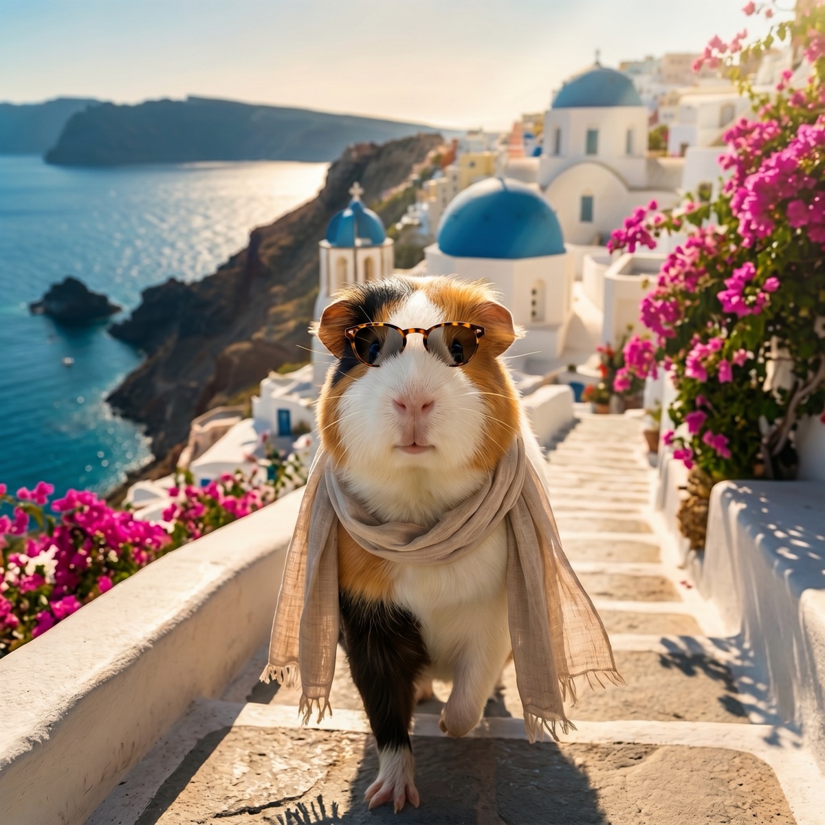 A pet shown in the Cinematic WeatherPets style pack