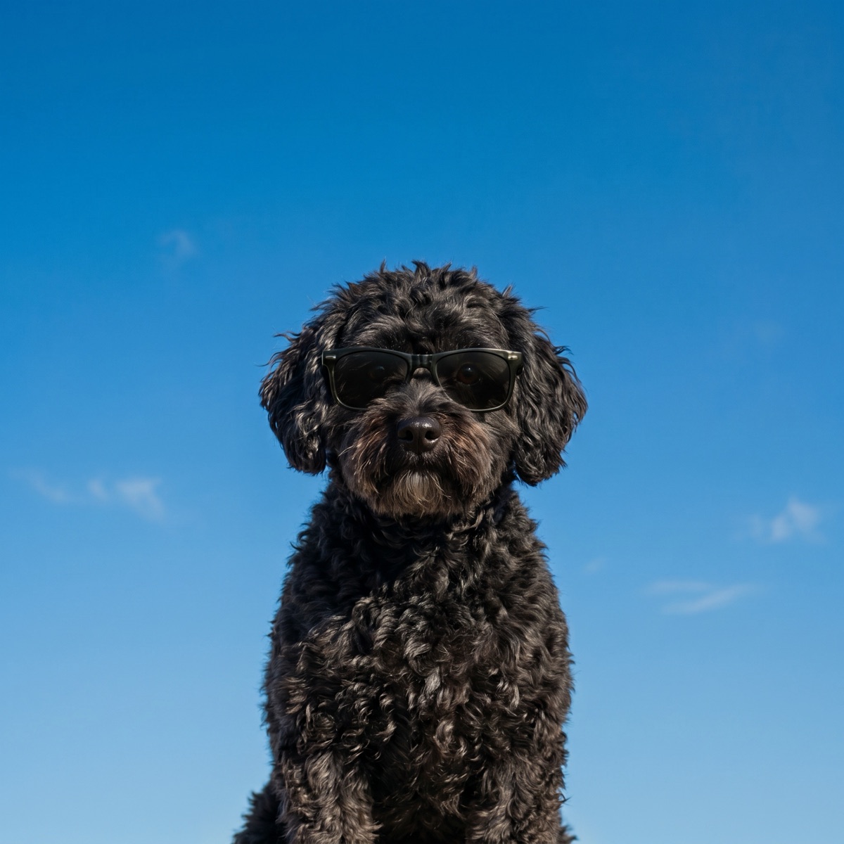 A pet shown in the Realistic WeatherPets style pack