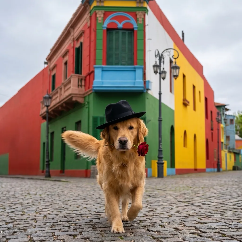 Argentina Traveler — Caminito street, La Boca, Buenos Aires, flat light