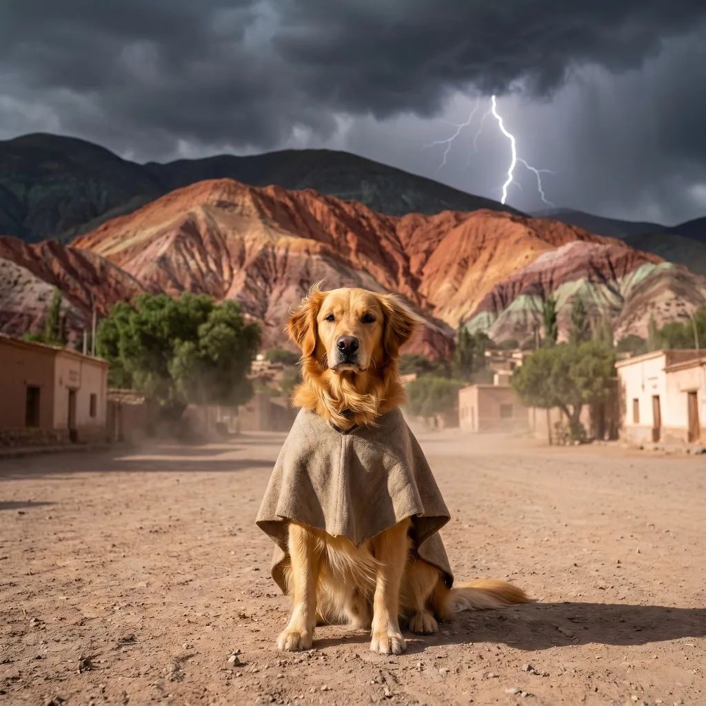 Argentina Traveler — Hill of Seven Colors, Purmamarca, storm light