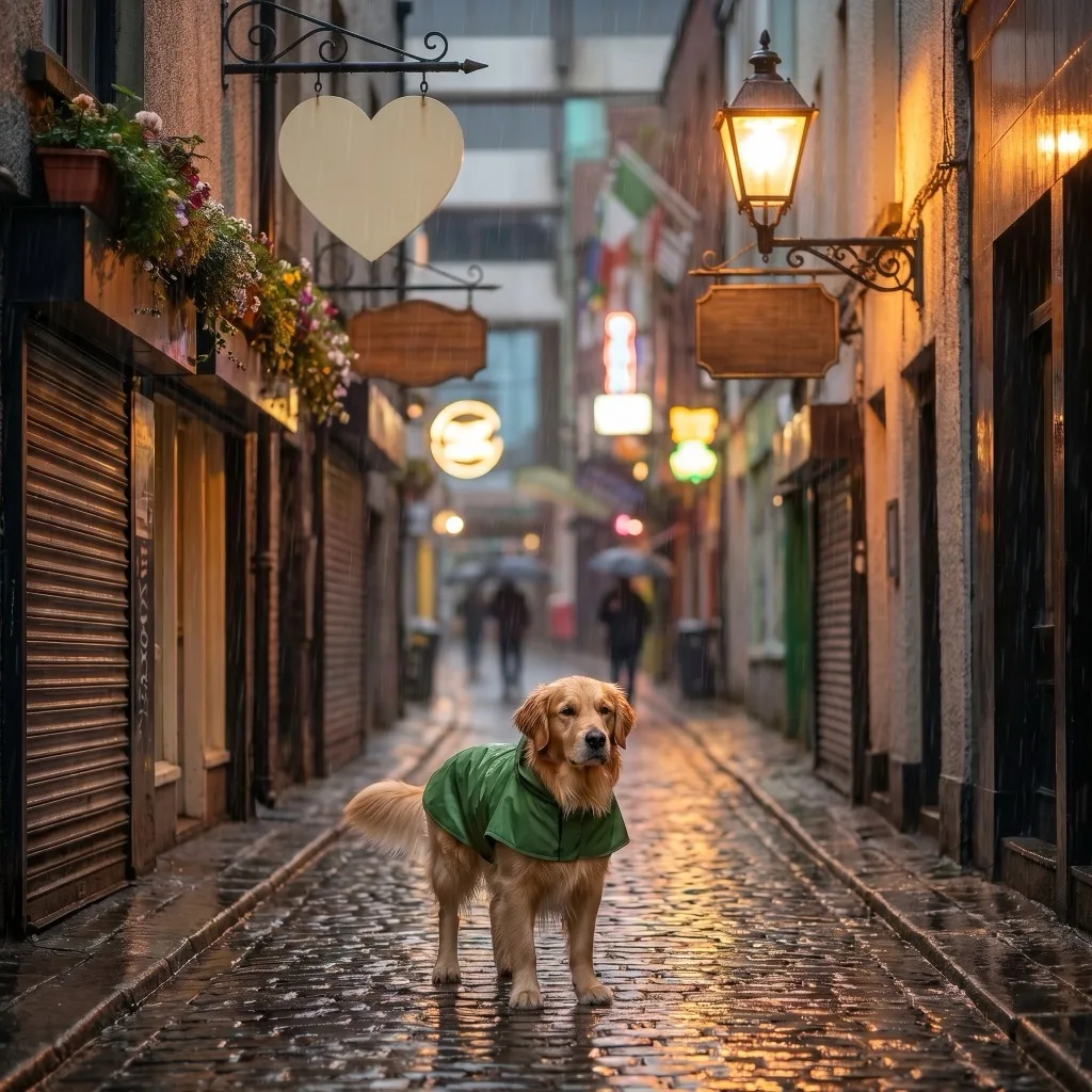 Ireland Traveler — Narrow cobbled lane in Temple Bar, heart of Dublin