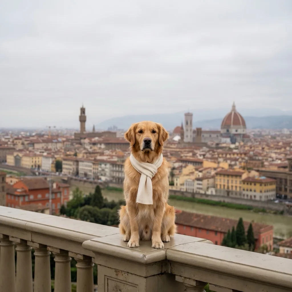 Italy Traveler — Florence skyline with the Duomo from Piazzale Michelangelo