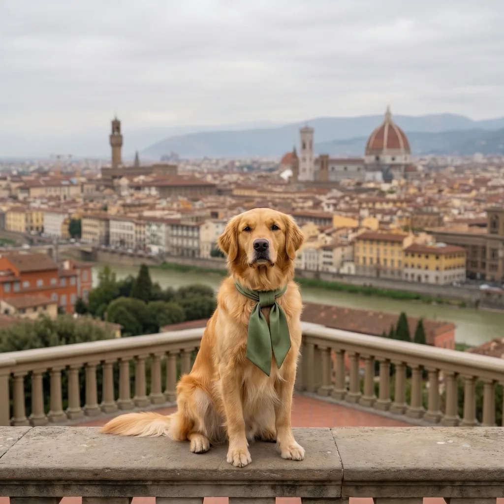 Italy Traveler — Florence skyline with the Duomo from Piazzale Michelangelo