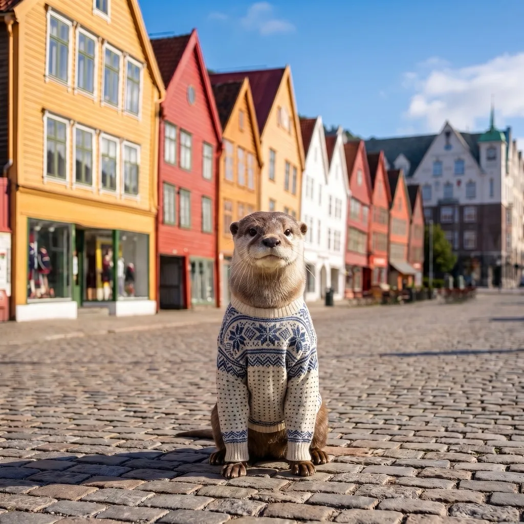 Norway Traveler — Bryggen colorful Hanseatic wharf, Bergen
