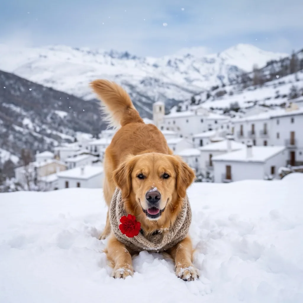Spain Traveler — Mountain village in the Sierra Nevada under snow