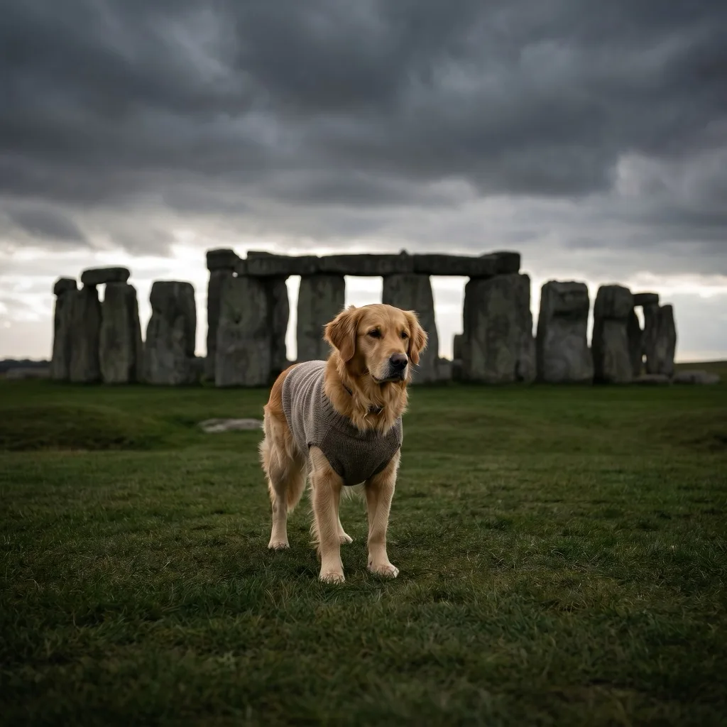 UK Traveler — Stonehenge on Salisbury Plain, flat grey light