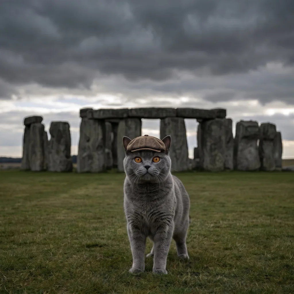 UK Traveler — Stonehenge on Salisbury Plain, flat grey light