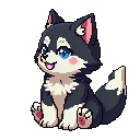Huskers animated pixel avatar