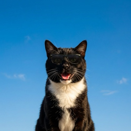 Tonka in a sunny scene